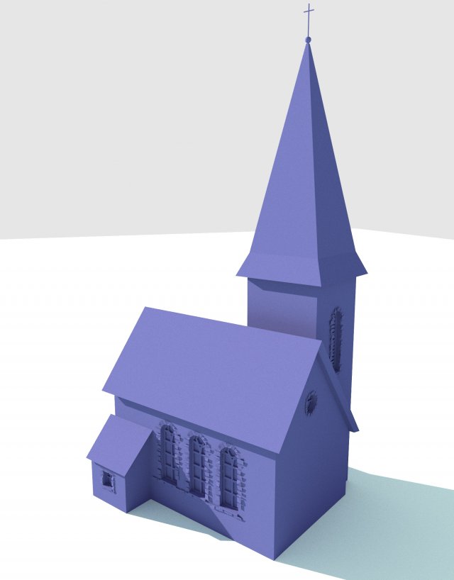 house 3D Print Model .c4d .max .obj .3ds .fbx .stl .blend 