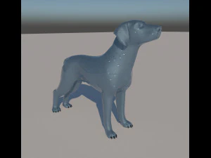 狗 3D 模型