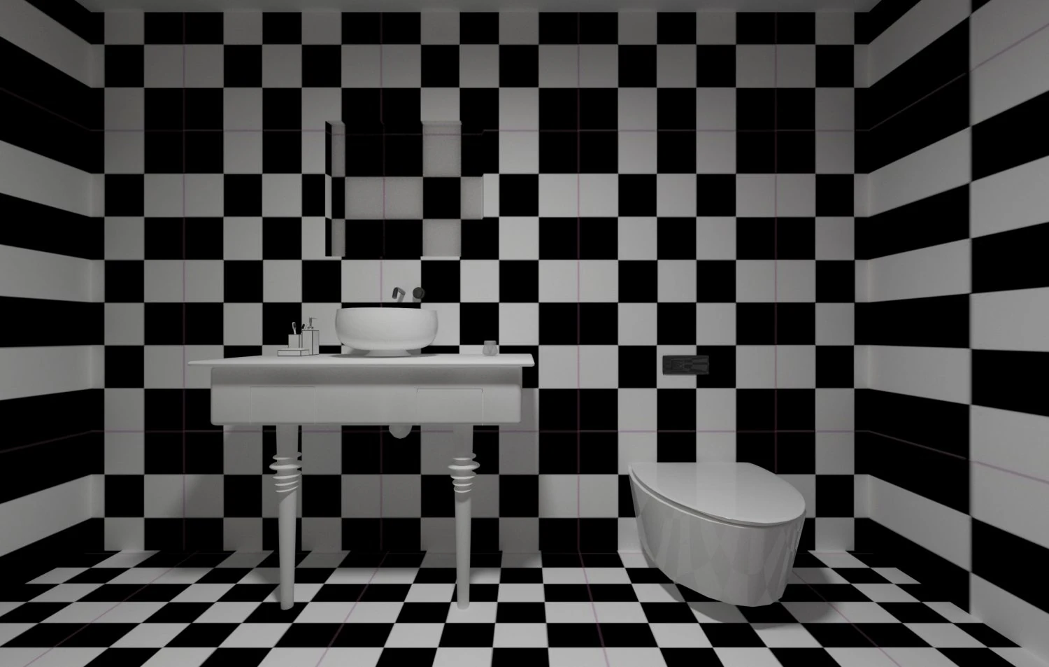 bathroom 3D Model .c4d .max .obj .3ds .fbx .stl .blend 