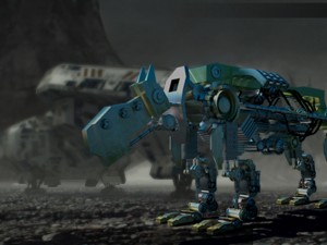mechanical dog 3D 모델
