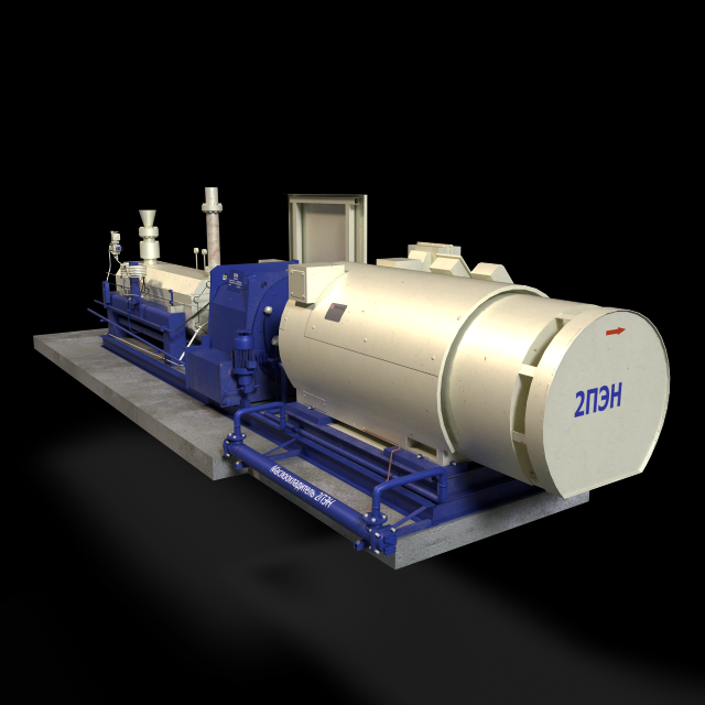oil cooler 3D Model .c4d .max .obj .3ds .fbx .stl .blend 
