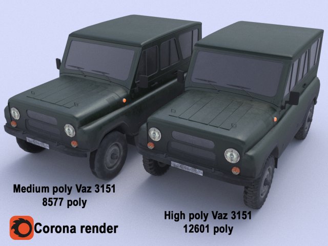 vaz3151 Model 3D .c4d .max .obj .3ds .fbx .stl .blend