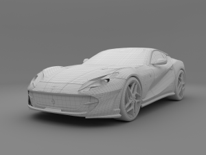 ferrari 812 superfast Model 3D