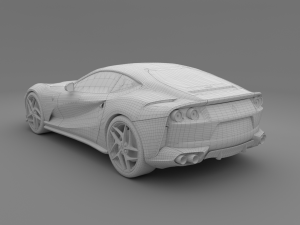 ferrari 812 superfast Model 3D