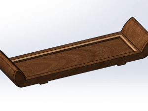 meja teh cina Model 3D