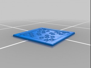 fortnite working spike wall 3D प्रिंट मॉडल