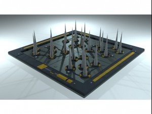 fortnite working spike wall 3D प्रिंट मॉडल
