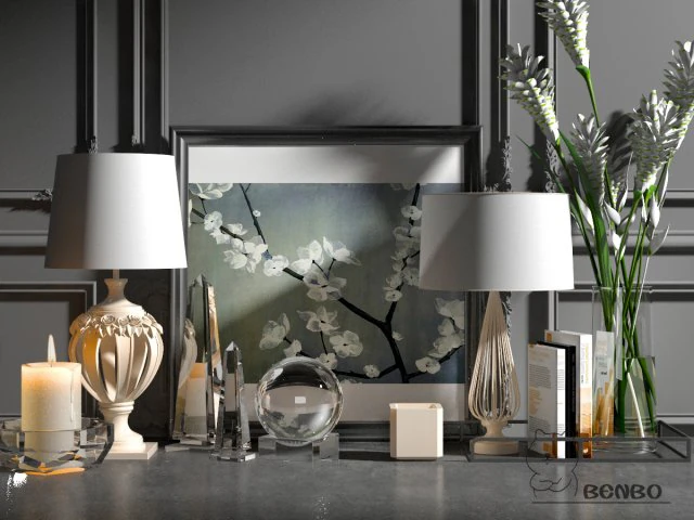 Dekor 02 3D Modell .c4d .max .obj .3ds .fbx .stl .blend 