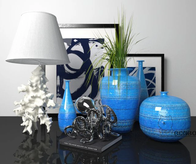 装饰06 3D 模型 .c4d .max .obj .3ds .fbx .stl .blend 