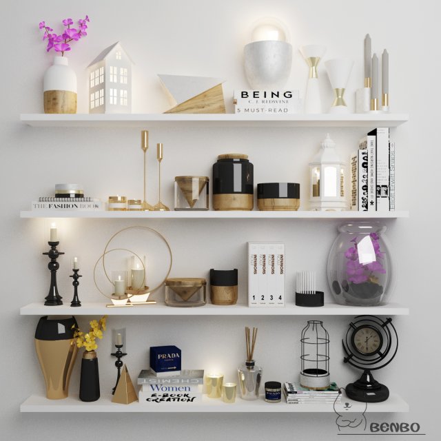 decor 08 Modello 3D .c4d .max .obj .3ds .fbx .stl .blend 