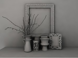 interior decoration 10 3Dモデル