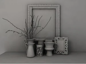 interior decoration 10 3D Model