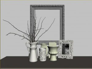 interior decoration 10 3D Model