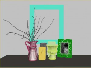 interior decoration 10 3D Model