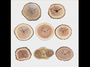 tree ring wall clock Model 3D