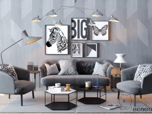 sofa set Modelo 3D