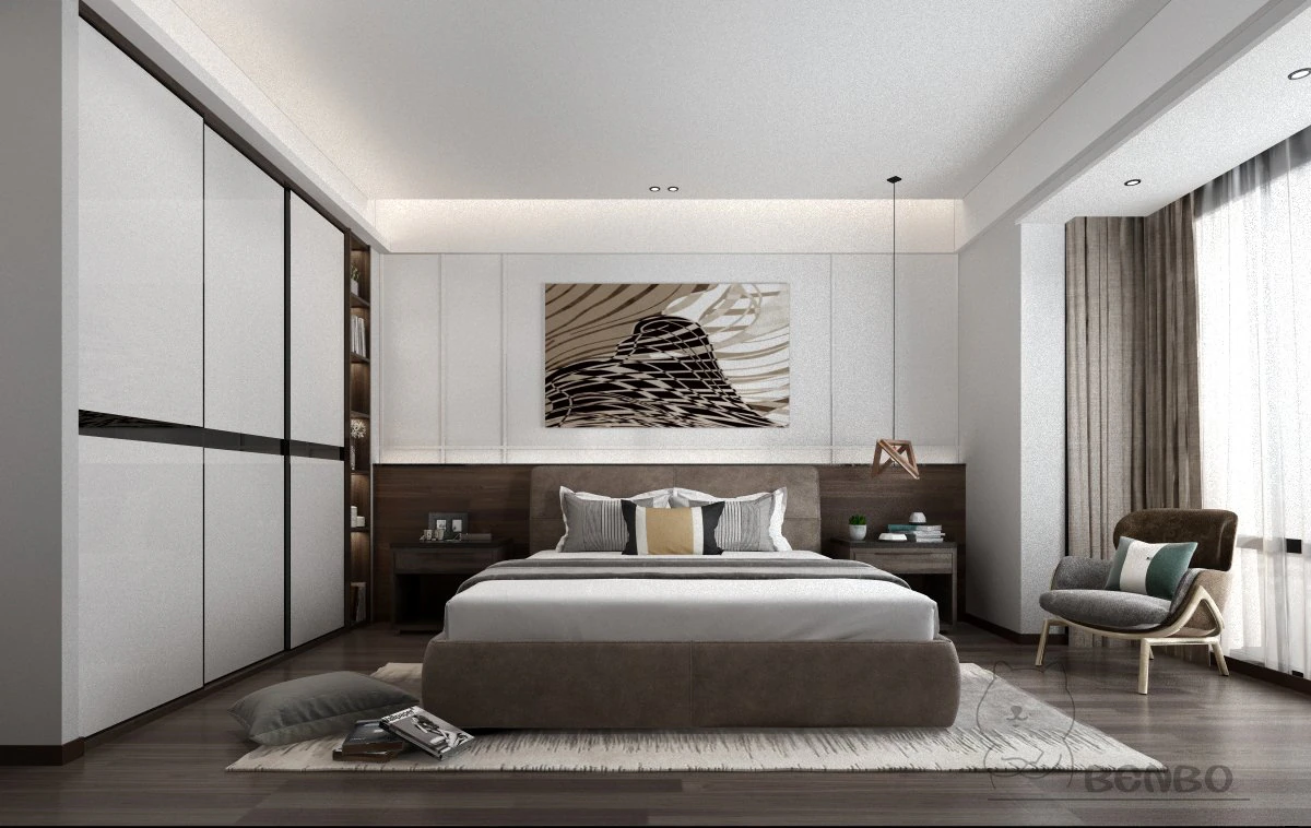 bedroom 3D Model .c4d .max .obj .3ds .fbx .stl .blend 