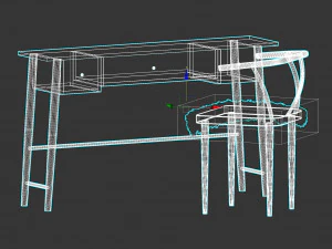 interior furniture 02 3D Model