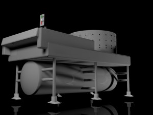 chickens plucker 3Dモデル