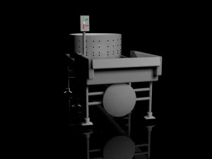 鸡拔毛机 3D 模型