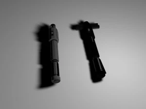 lightsaber by kylo ren 3D Model