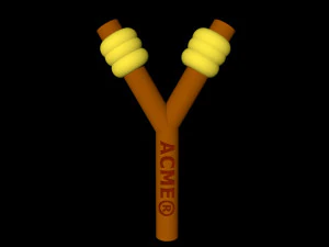 estilingue Modelo 3D