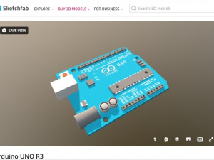 arduino uno r3 3D printmodel