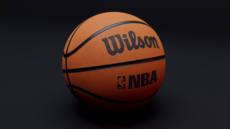 3D BasketBall Model 3D .c4d .max .obj .3ds .fbx .stl .blend