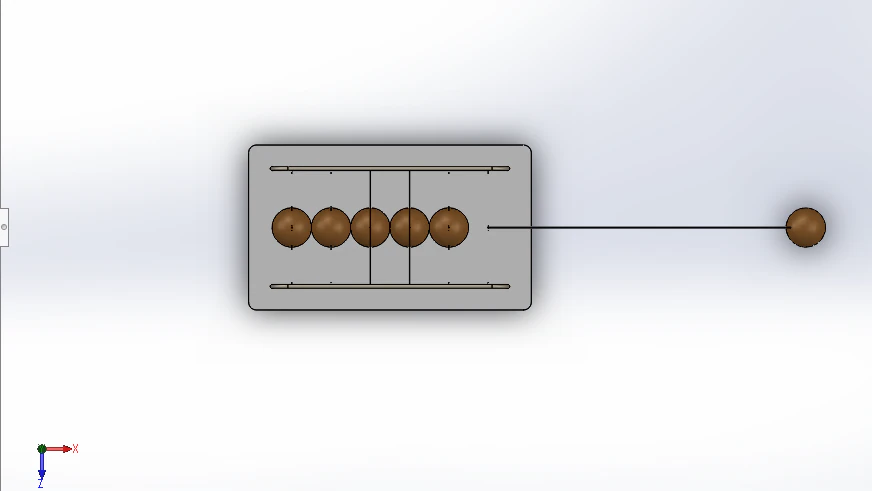 newtons cradle 3D Model .c4d .max .obj .3ds .fbx .stl .blend 