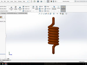 molla di tensione Modello 3D