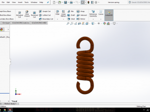 tension spring 3D मॉडल