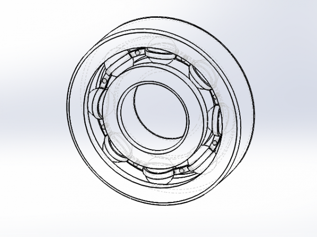 ball bearing 3D 모델 .c4d .max .obj .3ds .fbx .stl .blend 