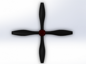 rc plane propeller - big size 3Dモデル