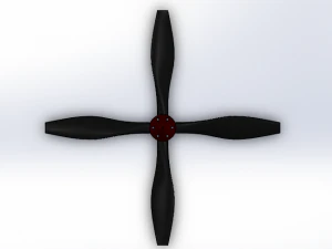 rc u&ccedil;ak pervanesi - b&uuml;y&uuml;k boy 3D Model