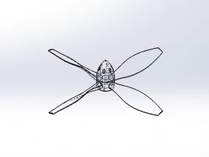 rc plane propeller - big size 3D Model