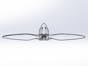rc plane propeller - big size 3D मॉडल