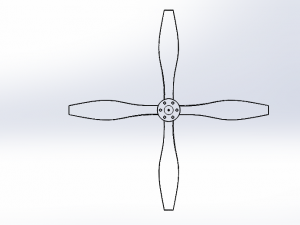 rc plane propeller - big size 3D मॉडल