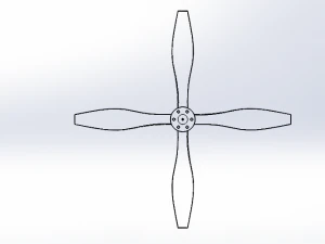 rc plane propeller - big size 3D Model
