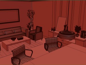executive manager room 3D Model