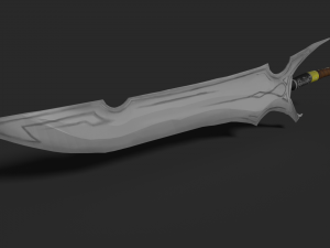 beriorn sword 3D मॉडल