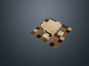 table and chair 3D Model
