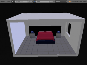 fourth room mattress bed 3Dモデル