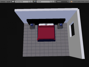 fourth room mattress bed 3Dモデル