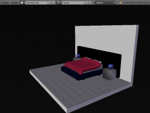 fourth room mattress bed 3Dモデル