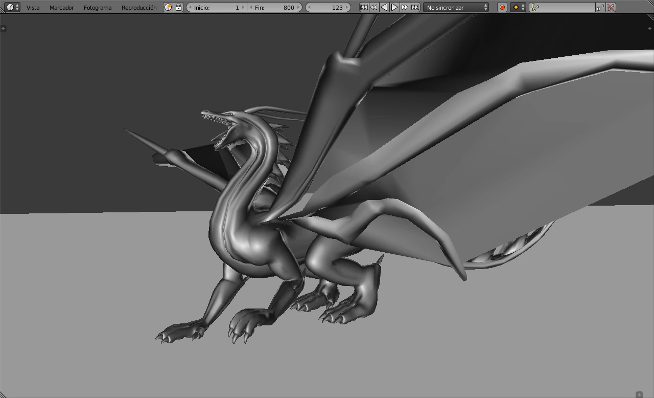 dragon black 3D Model .c4d .max .obj .3ds .fbx .stl .blend