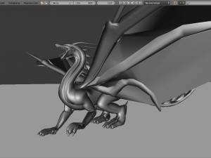 dragon black 3D 모델