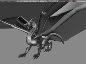 dragon black 3D Model