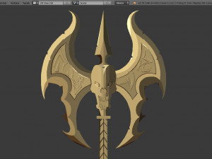 hachas demoniacas 3D Model