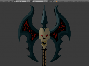 hachas demoniacas 3D Model