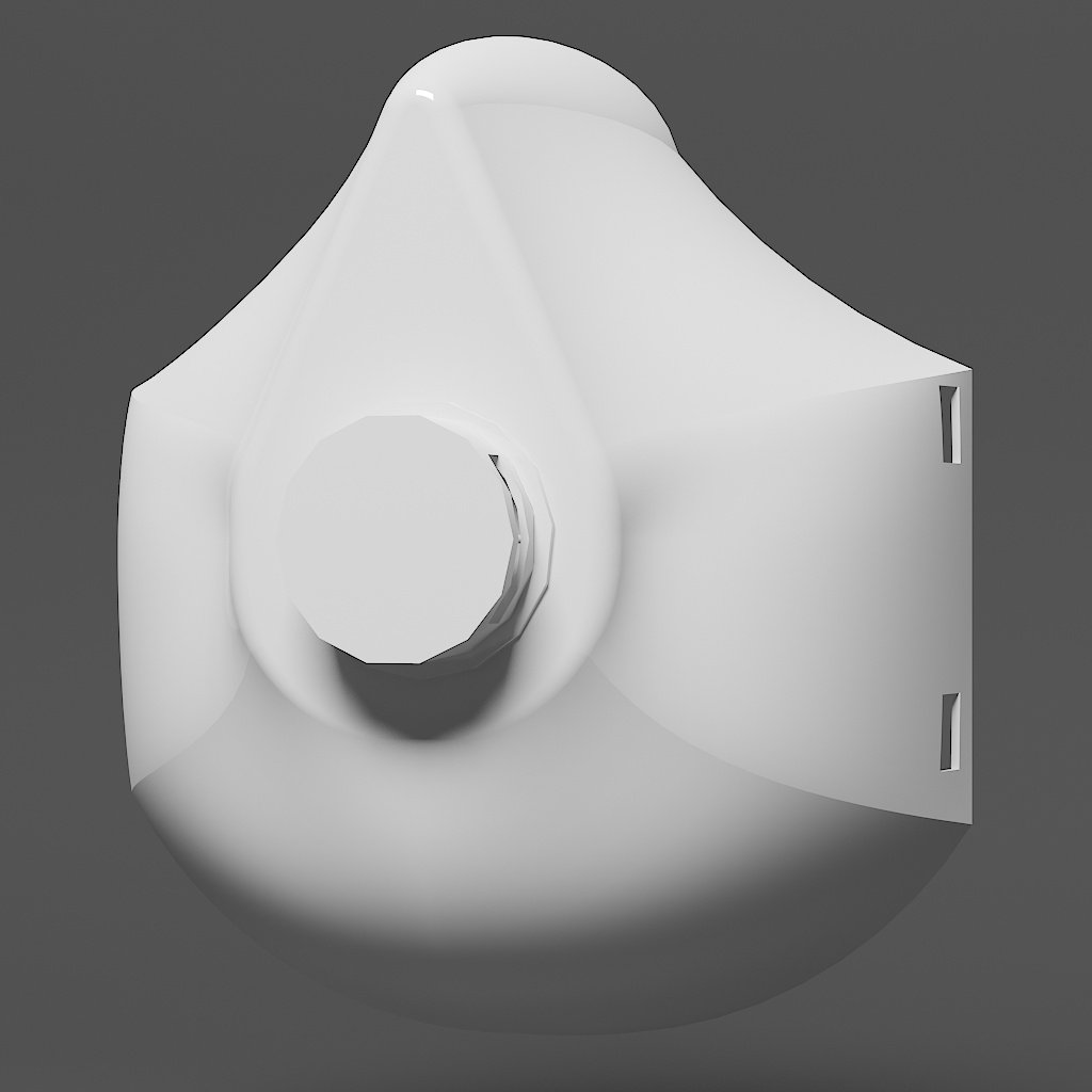 Face Mask Respiratory Free 3d Model In Medical Equipment